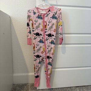 Little Sleepies- Pink Dinosaurs Zippy- 12-18